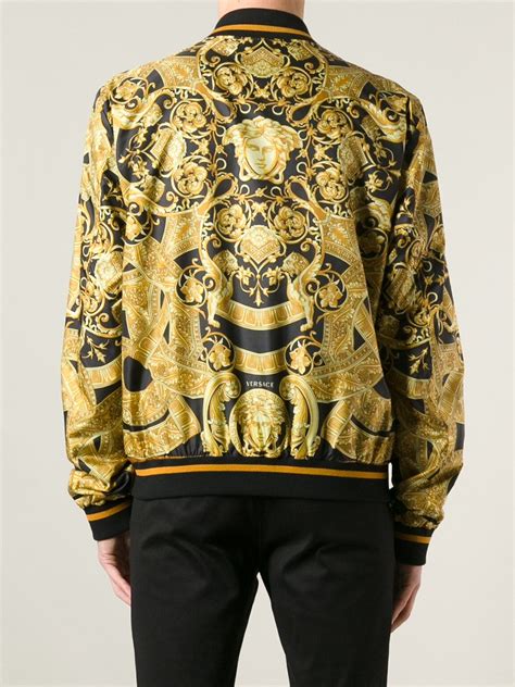 versace jacket gold